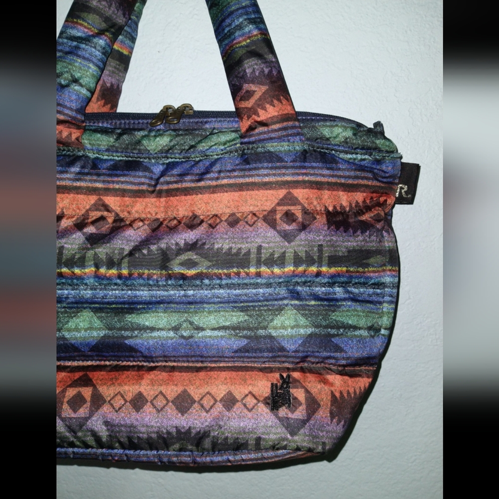 Colorful Patterned Tote Bag - Picture 2 of 3